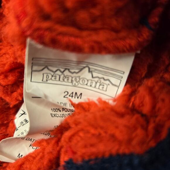 Patagonia Baby Furry Friends Bear Cub Hat Fleece Beanie Outdoor Hat Cap 24M - Picture 5 of 7